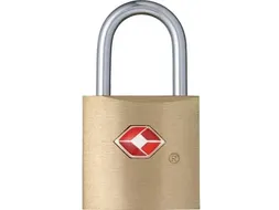 TSA Hangslot Met 2 Sleutels Messing