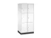 armoire multicases grand volume,HxlxP 1950x820x600mm,2x3compartiments
