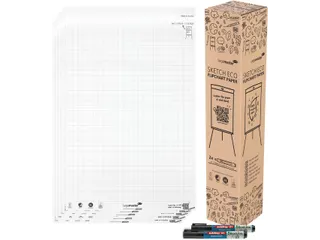 Legamaster SKETCH ECO Flipoverpapier 98x65cm Raster 5x 20vel - 6