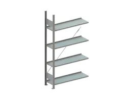 magazijnstelling,aanbouwveld,HxBxD 1850x1006x336mm,vakl. 80kg