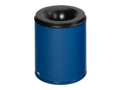 prullenmand zelfblussend 80 liter HxØ 560x465mm kop zwart blauw