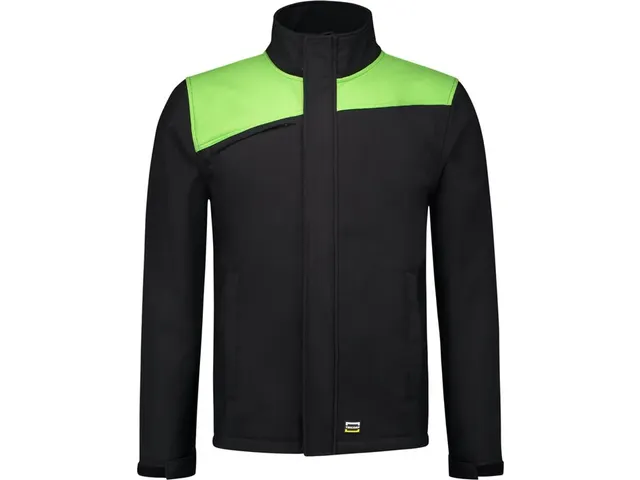 Softshell Tricorp Bicolor 402021, noir/vert citron, taille M, la pièc