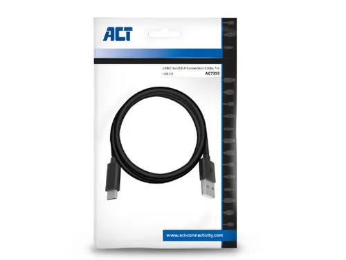 Kabel ACT USB 2.0 USB-A naar USB-C 1 meter