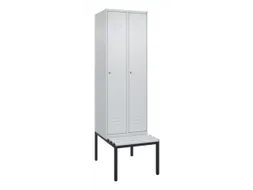 locker voor scheiding van kleding,HxBxD 2120x600x815mm,2vak