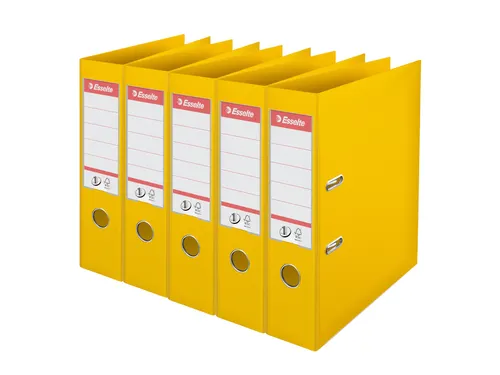 Ordner Esselte No 1 Power PP 75 mm geel 5 stuks