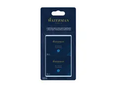 Inktpatroon Waterman Florida Blauw lang blister 4x8 stuks