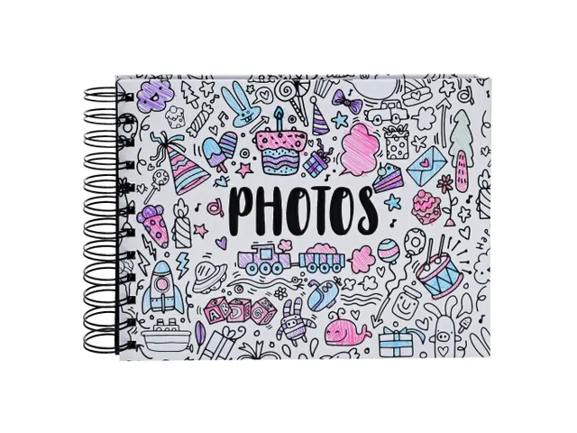 Fotoalb spir 50p.zwr t 23x16cm GRIBOUILLE