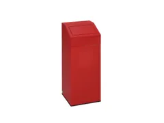Afvalverzamelaar 76 Liter 890x380x380mm Sticker Poetsdoeken Rood