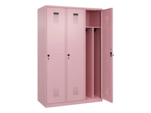 locker voor scheiding van kleding,HxBxD 1850x1200x500mm,3vak