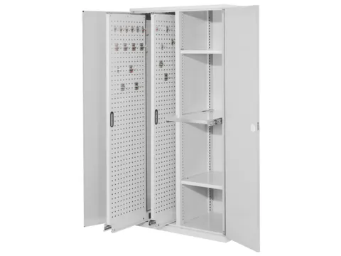 verticale kast,HxBxD 1950x1000x600mm,dubbele vleugeldeur,RAL5010