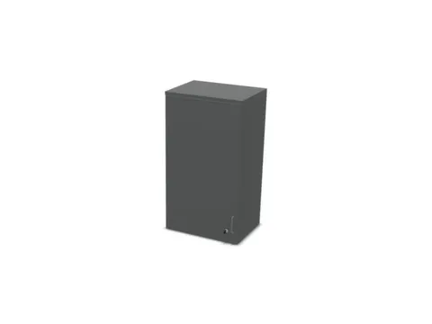 opzetkast v. kast met openslaande deuren MS-donkergrijs 1070x600x445mm