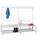 dubbele zitbank,HxLxD 1600x2000x770mm,onderstel RAL5012