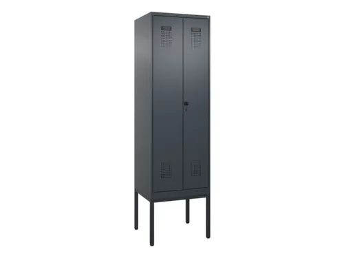 PBM-locker,HxBxD 2120x600x500mm,2vak,vak B 300mm,draaigrendel
