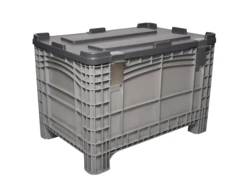 scharnierdeksel,PE,v. container met grote capaciteit