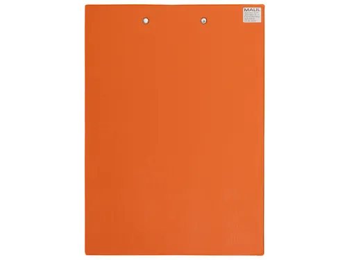 Klembord MAUL A4 staand PVC neon oranje