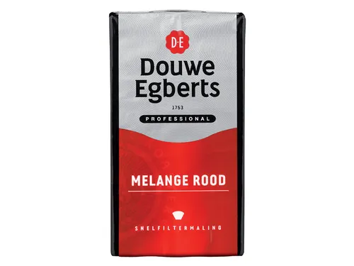 Koffie Douwe Egberts snelfiltermaling Roodmerk 500 Gram