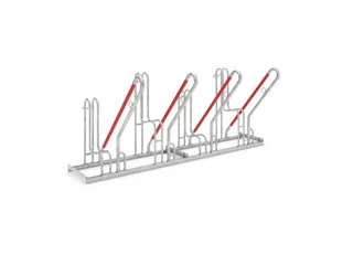 fietsbeugel,L 2000mm,4instelplaatsen,gebruik eenzijdig,vuurverzinkt - 1