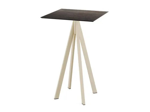 statafel,HxBxD 1090x700x700mm,rechthoekig,4voeten zandkleuren