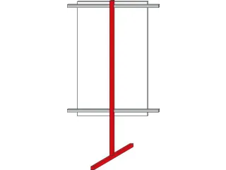 Bouwdeel Middenstaander H 2050Mm Aluminium-Kleurig - 2