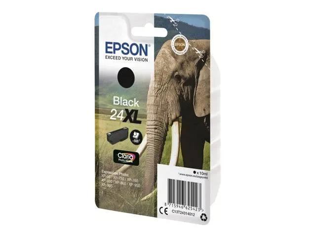 Inktcartridge Epson 24XL T2431 zwart HC C13T24314012
