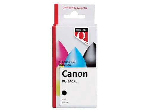 Inktcartridge Quantore alternatief tbv Canon PG-540XL 5222B005 zwart H