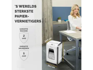 Papiervernietiger Fellowes 15C 4x40mm wit - 13