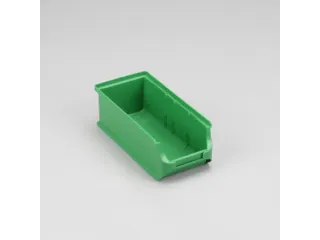 magazijnbak,HxBxD 75x102x215mm,PP,groen - 1