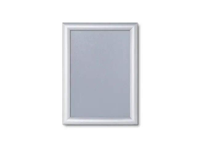 Cadre clipsable Scritto A4 angles droits 25mm aluminium/plastique