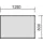 In hoogte verstelbaar bureau,HxBxD 680-820x1200x800mm,blad grafiet