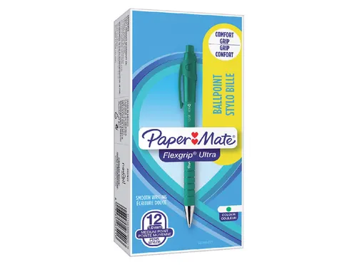 Balpen Paper Mate Flexgrip Ultra medium groen