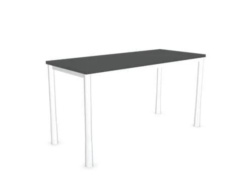 In hoogte verstelbaar bureau,HxBxD 720-840x1400x600mm,MS-donkergrijs
