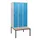 locker met bank,HxBxD 1950x900x815mm,3vak,vak B 300mm,draaigrendel