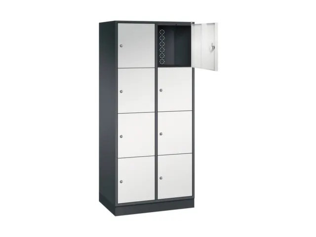 grootvolume-lockersysteem,RAL 7021/RAL 7035,HxBxD 1950x820x500mm