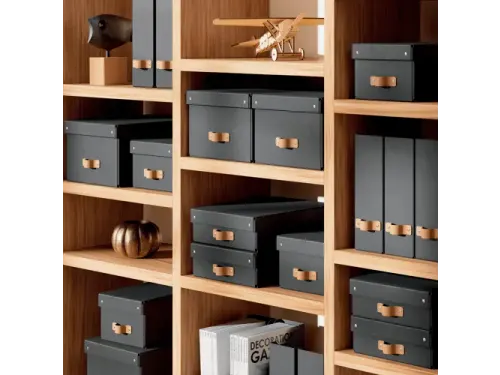 Leitz Puro Opbergdoos met deksel klein 7L set van 2 zwart