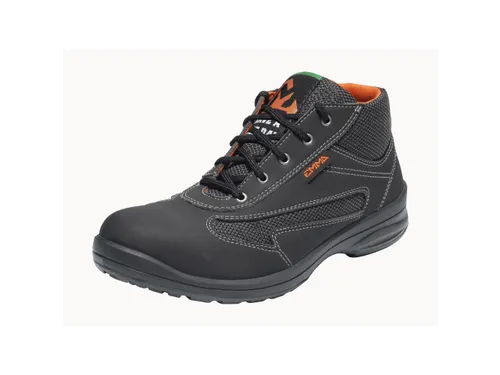 Emma Amber hoge S1P dames veiligheidsschoenen, SRC, zwart, maat 42, pe