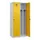 locker voor scheiding van kleding,HxBxD 1850x800x500mm,2vak