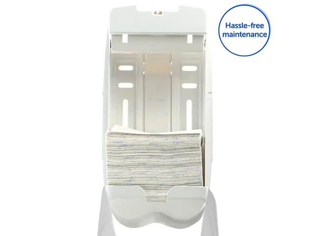 Toiletpapierdispenser Kimberly Clark Aquarius gevouwen wit 6946