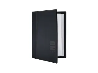 Menukaart Securit Trendy A4 2 tassen zwart lederlook - 7