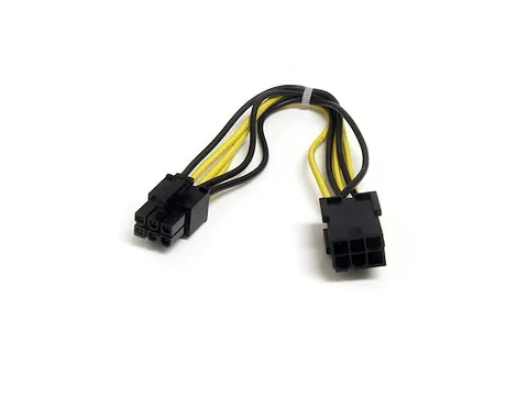 20cm 6-pins PCI Express voeding verlengkabel