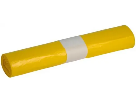 Afvalzak 80x100cm Geel T25 Doos 15x20 Stuks
