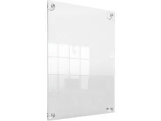 Premium Plus verplaatsbaar acryl informatiebord, wandgemonteerd, ft A3 - 1