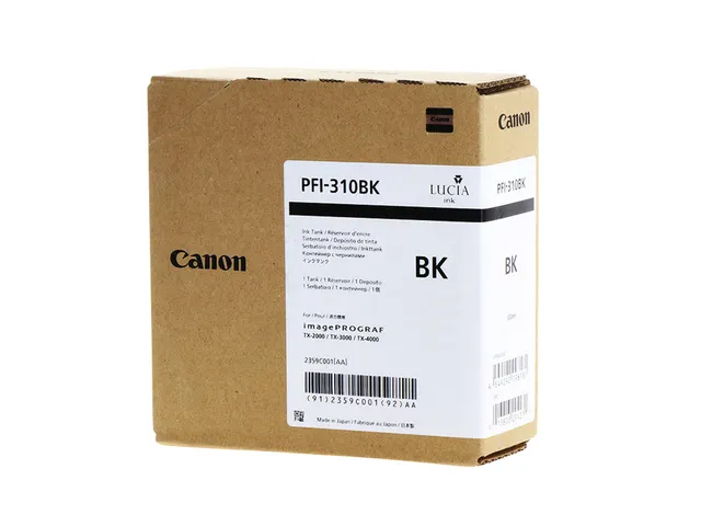 Inktcartridge Canon PFI-310BK zwart