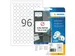 HERMA 4386 Verwijderbare etiketten A4 Rond 20mm Wit 2400 stuks