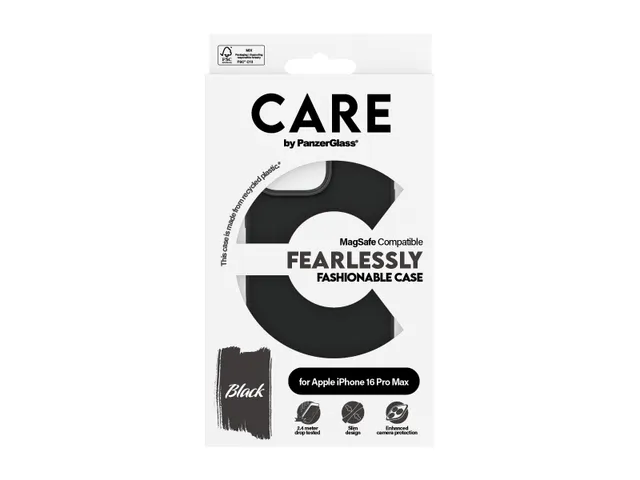 PanzerGlass CARE by PG BLK MagSafe iPhone16 6.9 Pro, Hoes, Apple, Appl