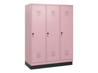 schoollocker,HxBxD 1630x1200x500mm,3vak,vak B 400mm,draaigrendel - 2