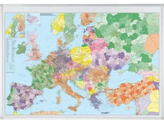 kaart van Europa HxB 98x138cm schaal 1:3.600.000 magnetisch - 1