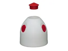 Parkeerpaddestoel Ø 225Mm H 200Mm Wit