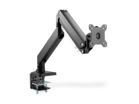 Monitorarm 1 Scherm met Gasveer Tot 35 Inch Zwart