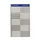 Menoor In-Uit bord 25 namen Aluminium Aanwezig/Afwezig Blauw