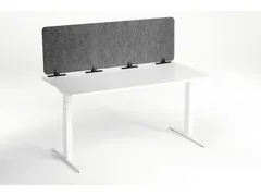 Effect 160 bureauscherm gerecycled PET-vilt 160x50cm Opvouwbaar